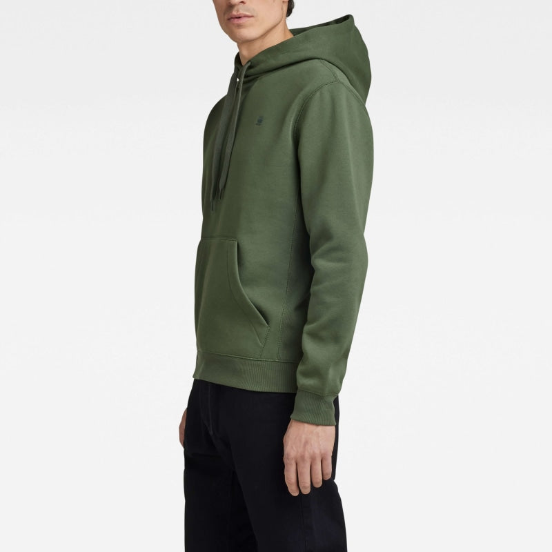 premium core hooded sweater d16121-c235-8165 g-star sweater light hunter side