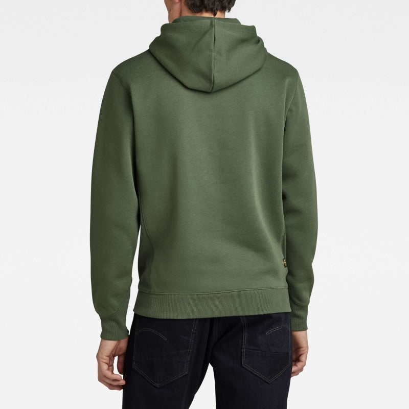 premium core hooded sweater d16121-c235-8165 g-star sweater light hunter back