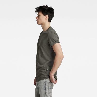 t-shirt lash d16396-2653-b575 g-star t-shirt asfalt garment dyed side