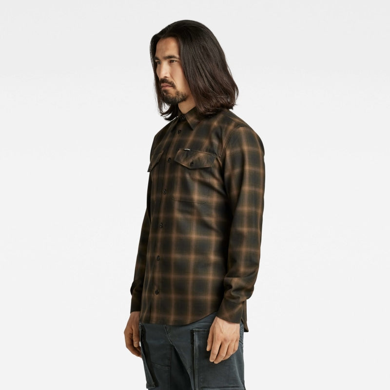 marine slim shirt D20165-D217-D414 g-star overhemd Rain Drum side