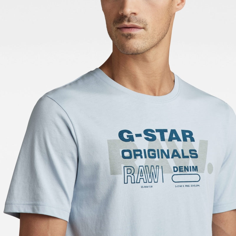 originals raw slim t-shirt d22202-336-798 dark ice g-star t-shirt crop1