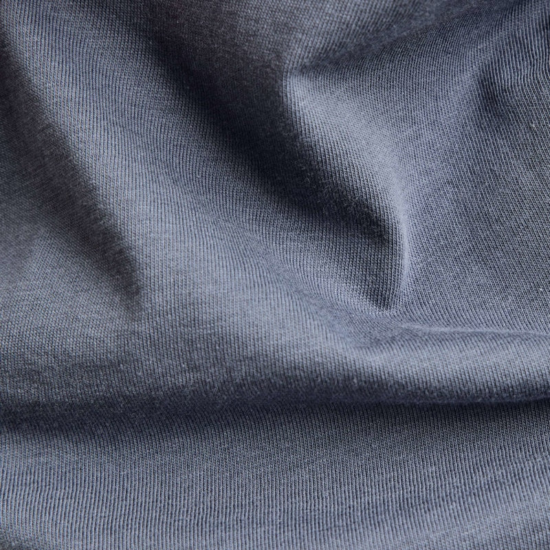 originals raw slim t-shirt d22202-336-863 fantem blue g-star t-shirt crop4