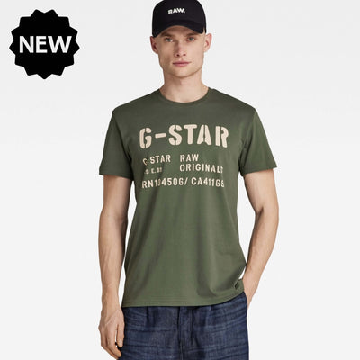 originals raw t-shirt d22203-336-d426-light-hunter g-star t-shirt