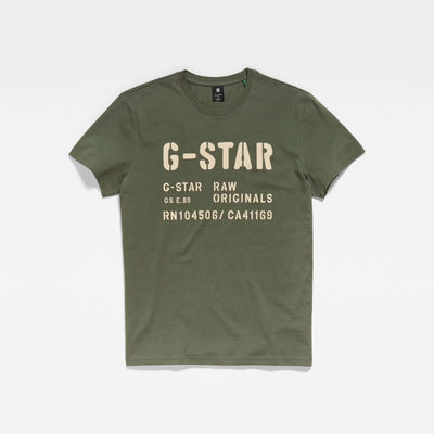 originals raw t-shirt d22203-336-d426-light-hunter g-star t-shirt crop4