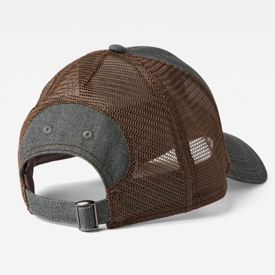 denim baseball trucker cap d22309-d109-001 g-star cap raw back