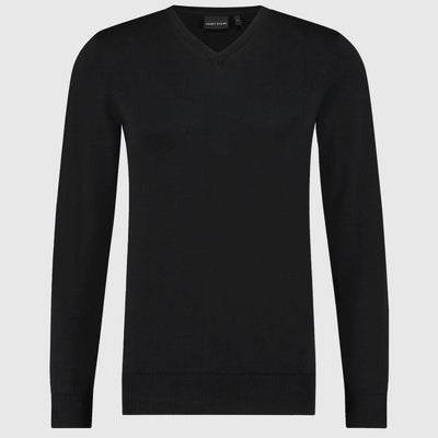 bob deep black 19479 saint steve v hals trui