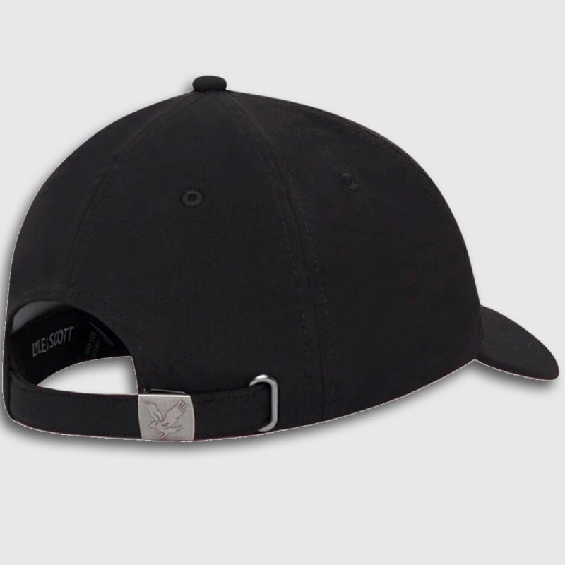 he1805v z865 terry towelling baseball cap lyle & scott pet black back