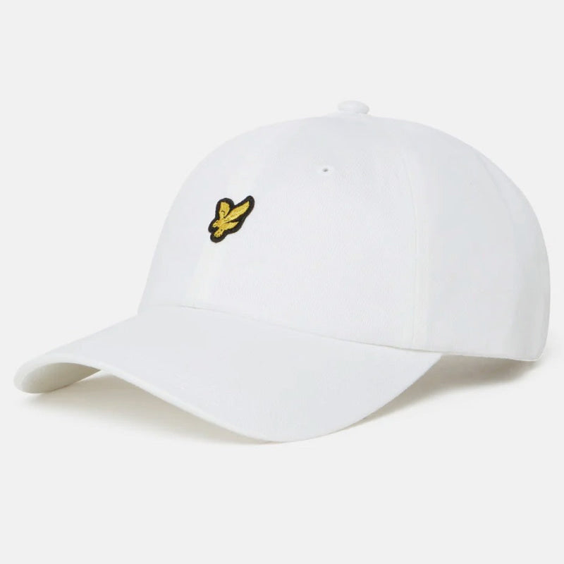 he906a 626 baseball cap golden eagle logo lyle & scott pet white 