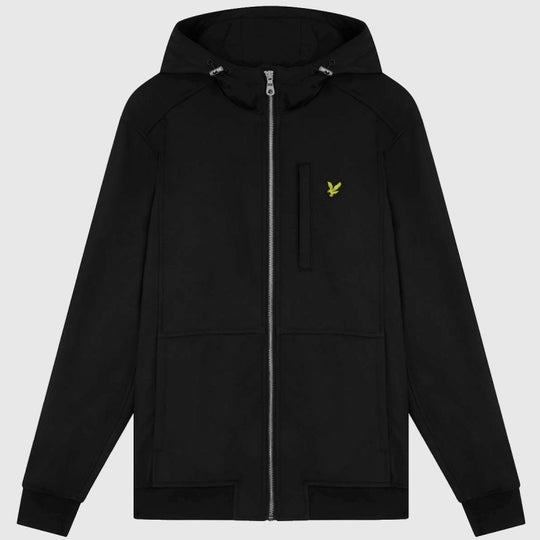 Lyle & Scott Fleece Lined Hooded Softshell Jacket Jackjk1214v z865 fleece lined softshell jacket lyle & scott jack black crop7