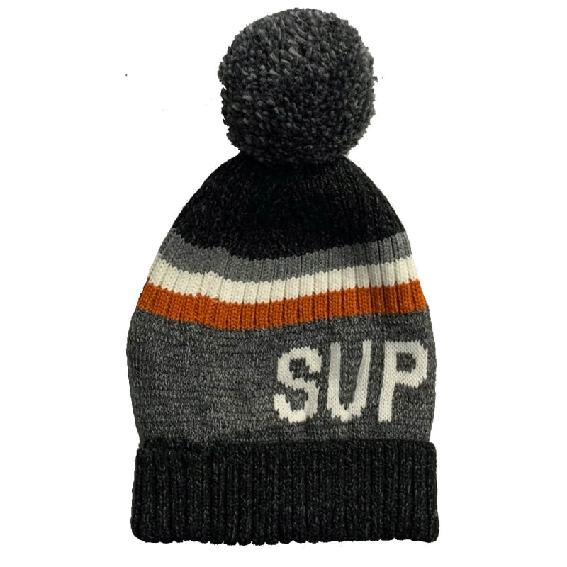 Superdry Black Twist Super S.D Logo Beanie