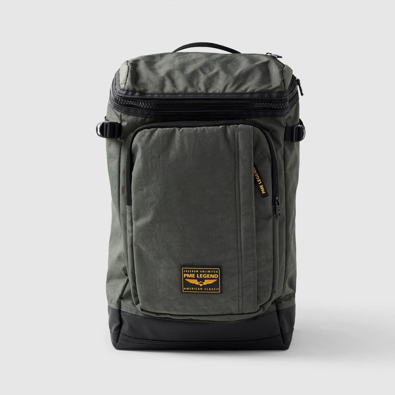 backpack crinkled nylon pac000222 6026 pme legend tas army green