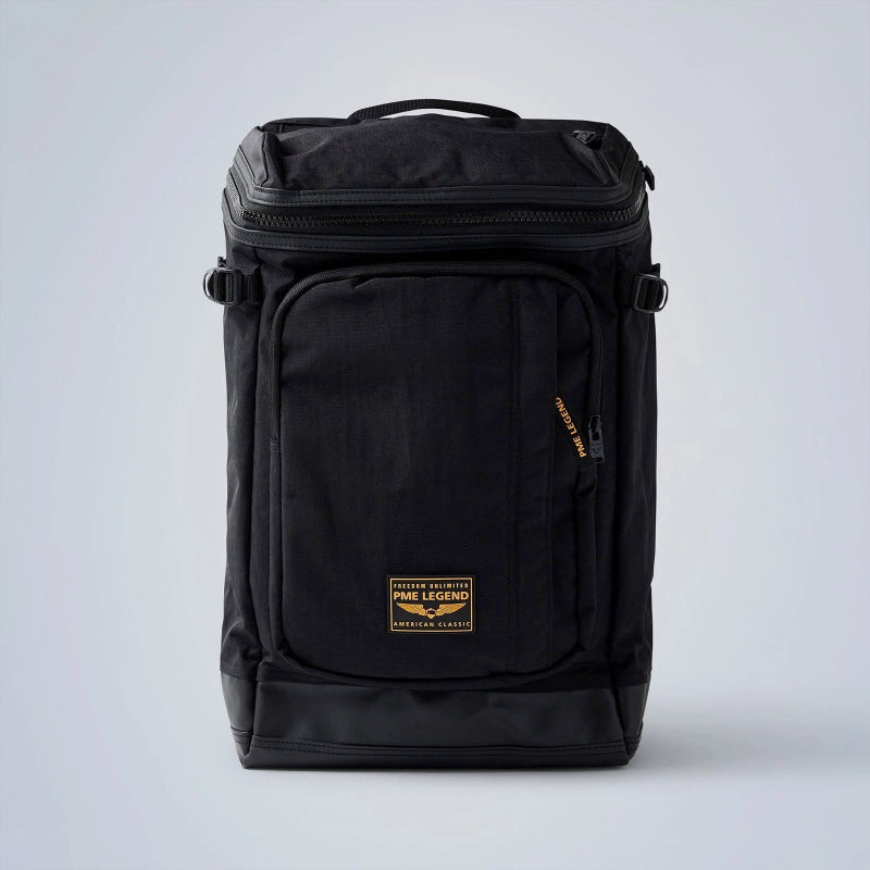 backpack crinkled nylon pac000222 999 pme legend tas black