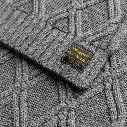 kitted scarf pac217905 996 pme legend sjaal grey crop3