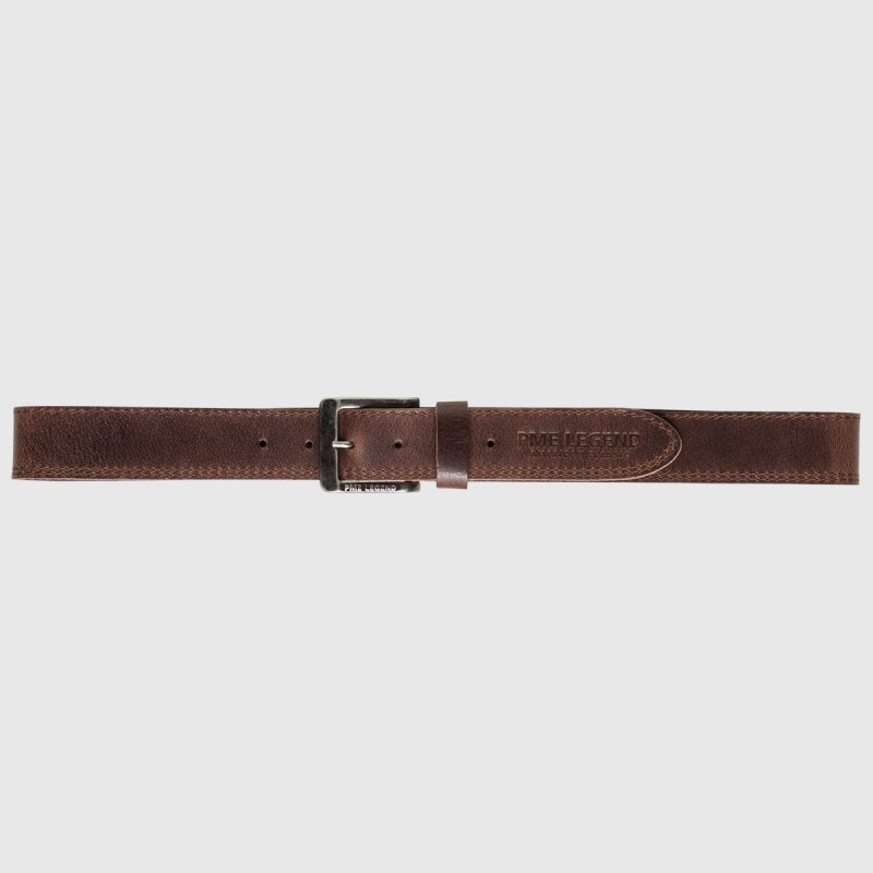leather belt pbe00110 771 pme legend riemen donkerbruin back