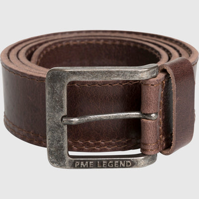 leather belt pbe00110 771 pme legend riemen donkerbruin