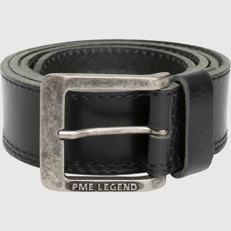 leather belt pbe00110 999 pme legend riemen zwart