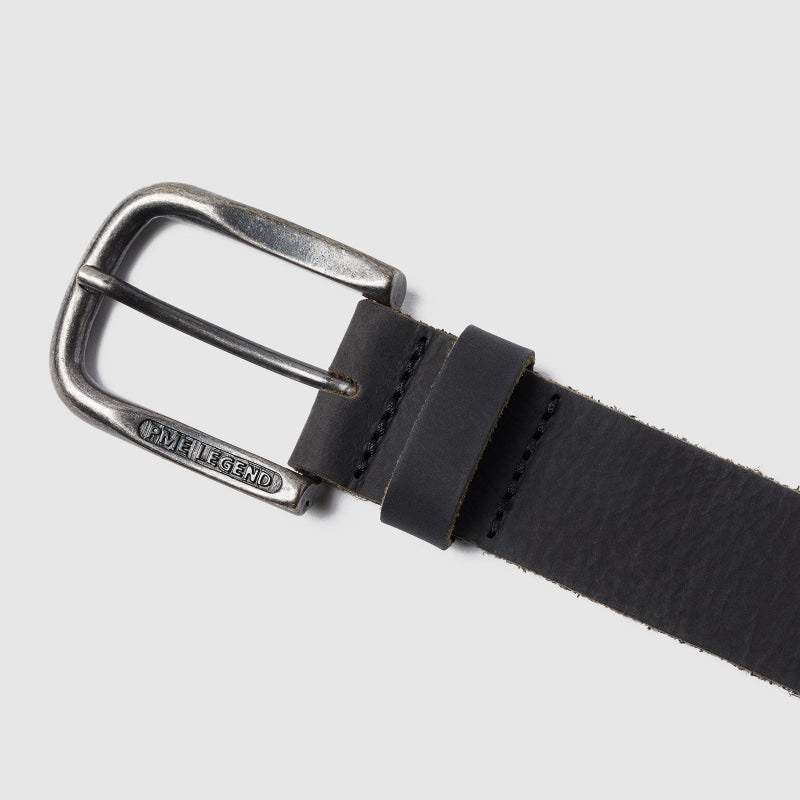 pbe00114 999 leather belt pme legend riemen black back