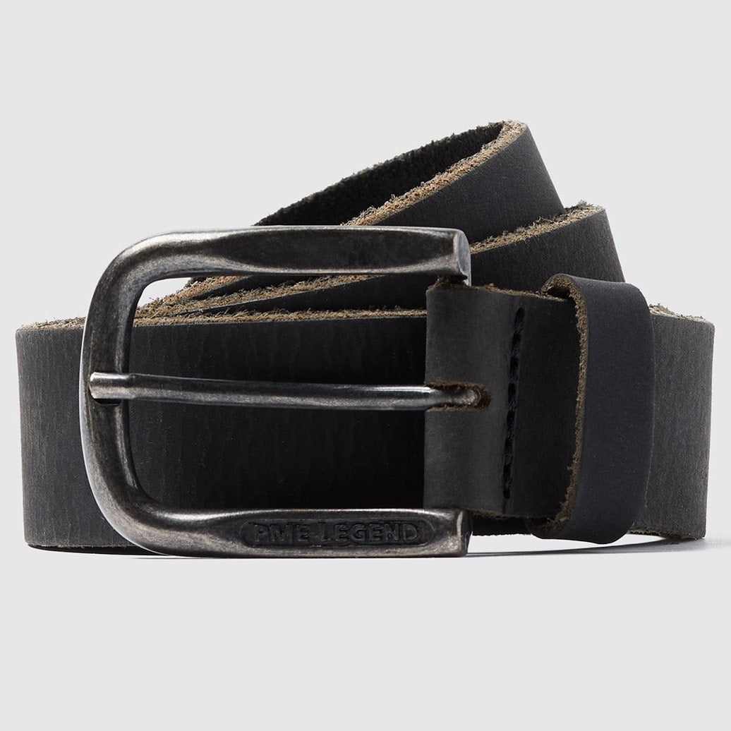 pbe00114 999 leather belt pme legend riemen black