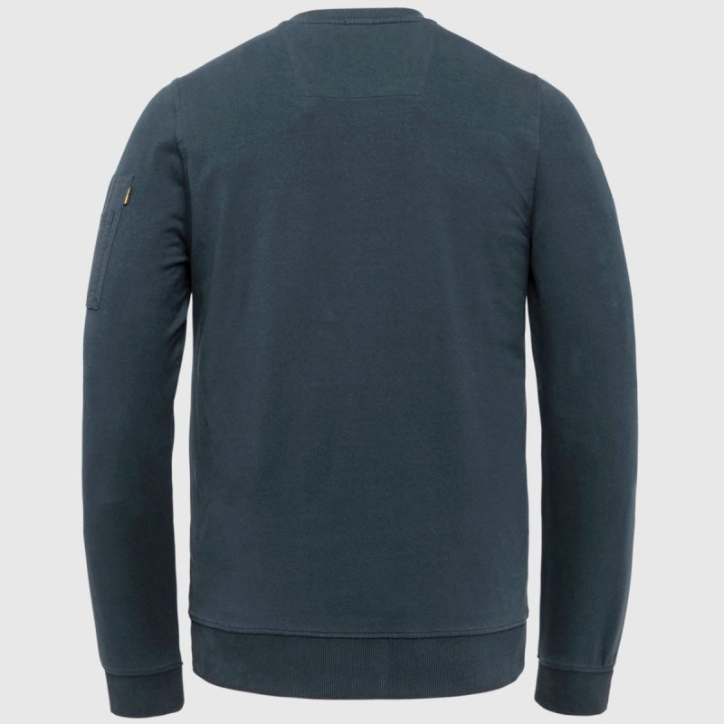 round neck airstrip sweat pls0000431 5073 pme legend sweater navy back