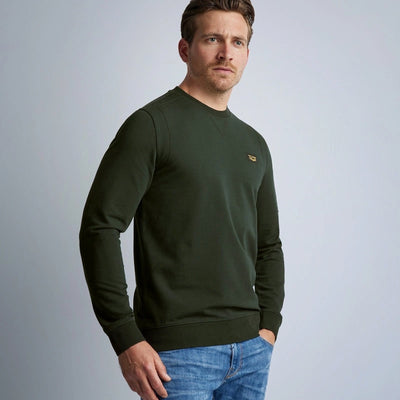 round neck airstrip sweat pls0000431 8039 pme legend sweater beluga crop2