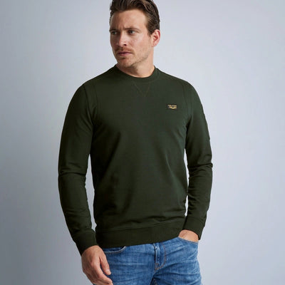 round neck airstrip sweat pls0000431 8039 pme legend sweater beluga crop1