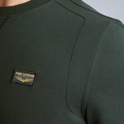 round neck airstrip sweat pls0000431 8039 pme legend sweater beluga crop5