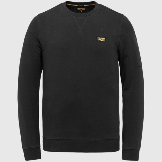 round neck airstrip sweat pls0000431 999 pme legend sweater black