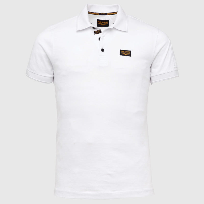 short sleeve trackway polo ppss0000861 7003 pme legend polo white front