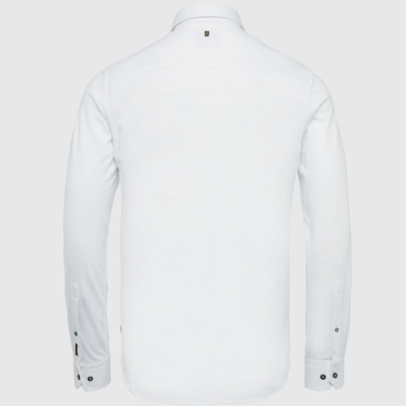PME Legend Long Sleeve Shirt Cotton Single Jersey PSI2211224 7003 White back