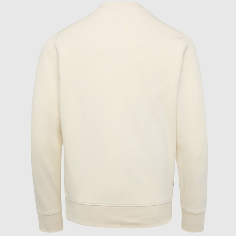PME Legend Round Neck Soft Interlock Sweat PSW2211461 7013 Bone White back