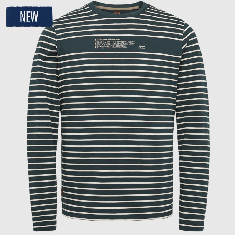 PME Legend Long Sleeve Round Neck Heavy Clean Jersey PTS2211533 5281