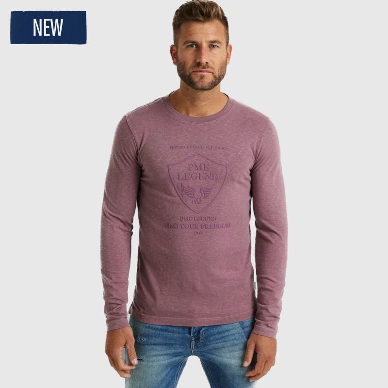 pts2302593 4114 long sleeve round neck slub jersey pme legend t-shirt