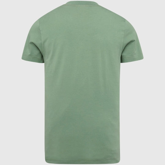 short sleeve cotton elastane ptss2209558 6192 pme legend shirt hedge green back