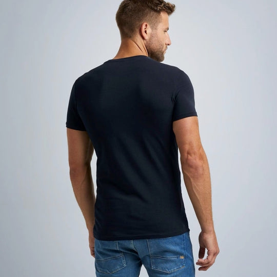 PME Legend Round Neck Basic T-Shirt Navy