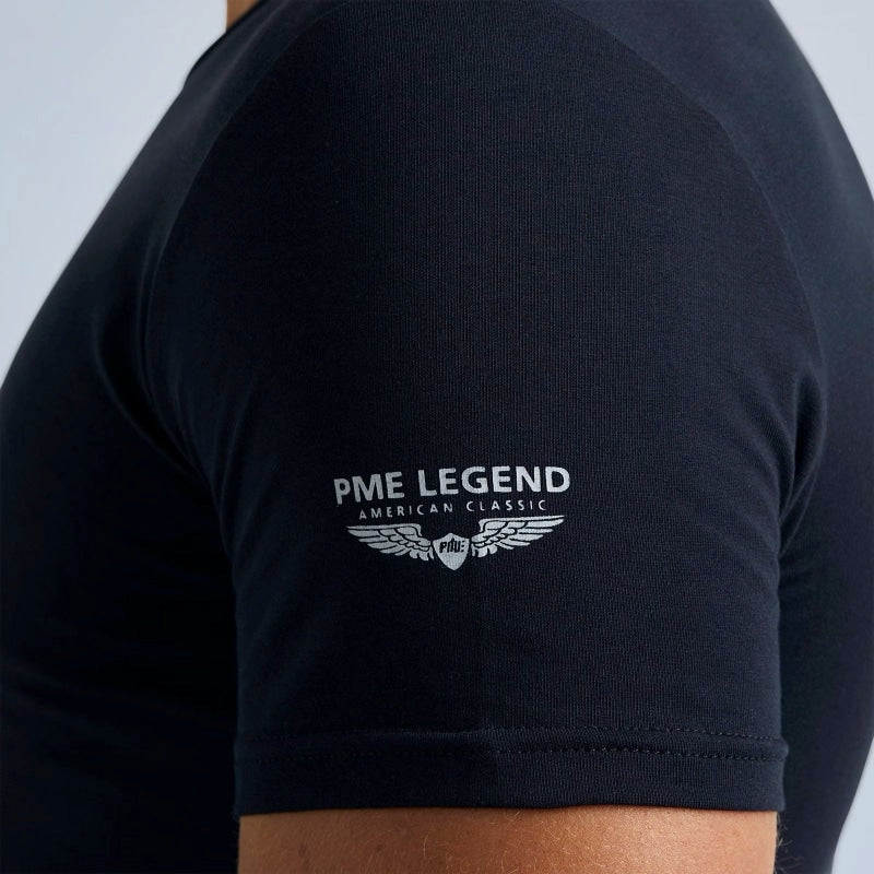 PME Legend Round Neck Basic T-Shirt Navy