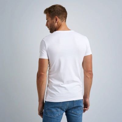 2-pack round neck basic t-shirt puw00220 900 pme legend shirt white crop2