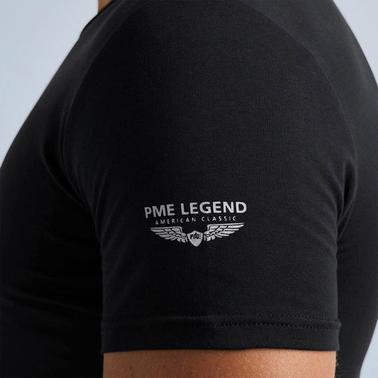 2-pack round neck basic t-shirt puw00220 999 pme legend shirt black crop6