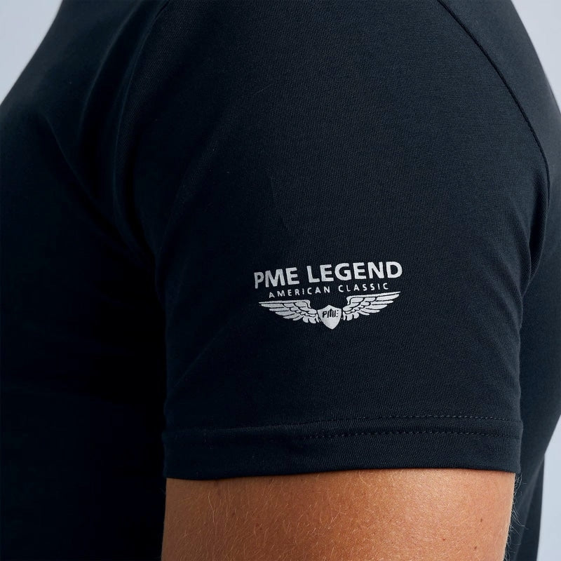 puw00230 5287 2-pack v-neck basic t-shirt pme legend shirt Navy crop6