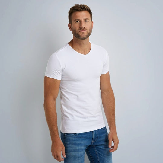 puw00230 900 2-pack v-neck basic t-shirt pme legend shirt white crop2