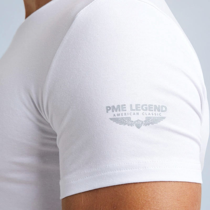puw00230 900 2-pack v-neck basic t-shirt pme legend shirt white crop5