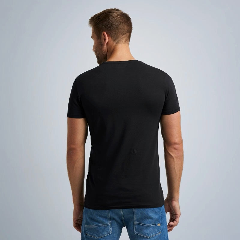 puw00230 999 2-pack v-neck basic t-shirt pme legend shirt black crop3