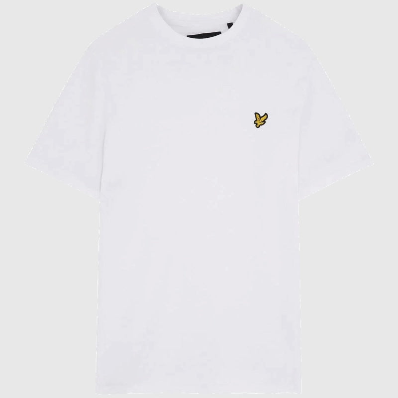 ts400vog 626 plain t-shirt short sleeve lyle & scott polo white body