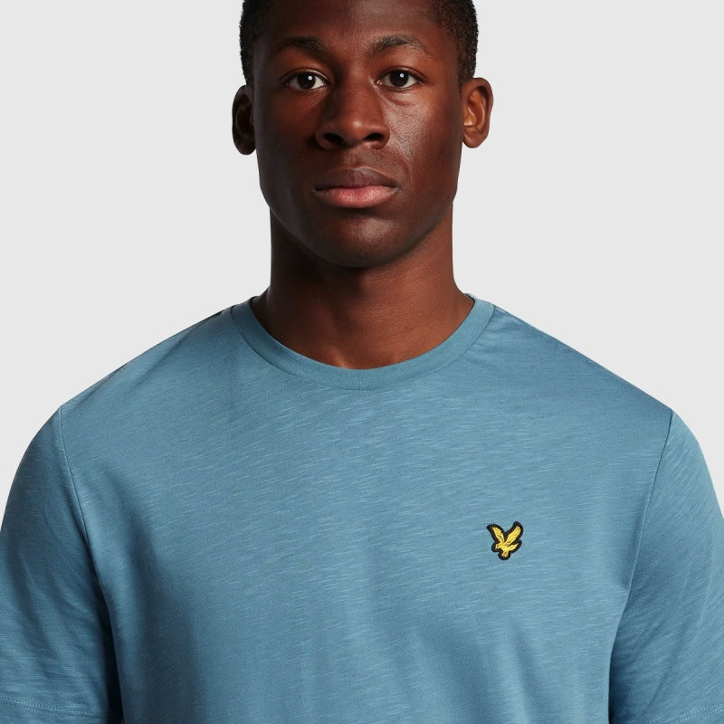 ts400vog w825 plain t-shirt short sleeve lyle & scott polo skipton blue crop1