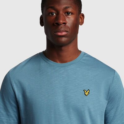 ts400vog w825 plain t-shirt short sleeve lyle & scott polo skipton blue crop1