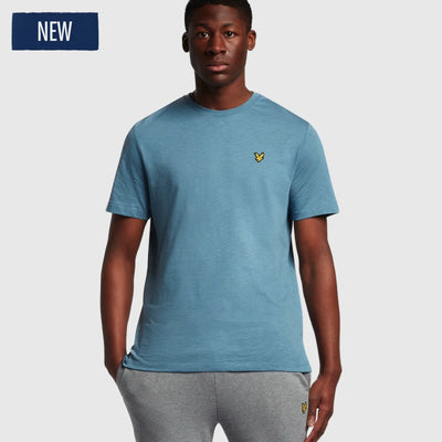 ts400vog w825 plain t-shirt short sleeve lyle & scott polo skipton blue