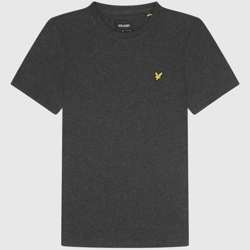 ts400vog 398 plain t-shirt short sleeve lyle & scott polo charcoal body