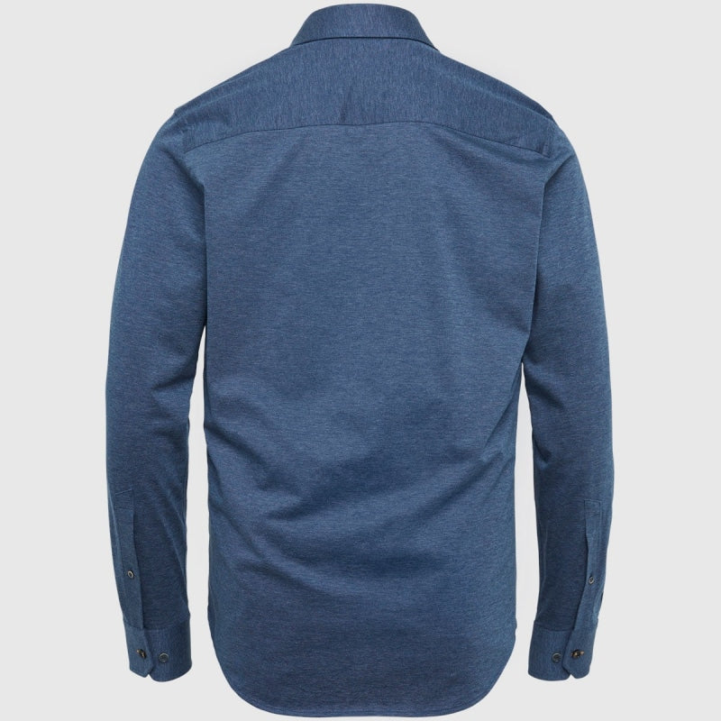 long sleeve shirt pique melange soft vsi2208257 5709 vanguard overhemd back