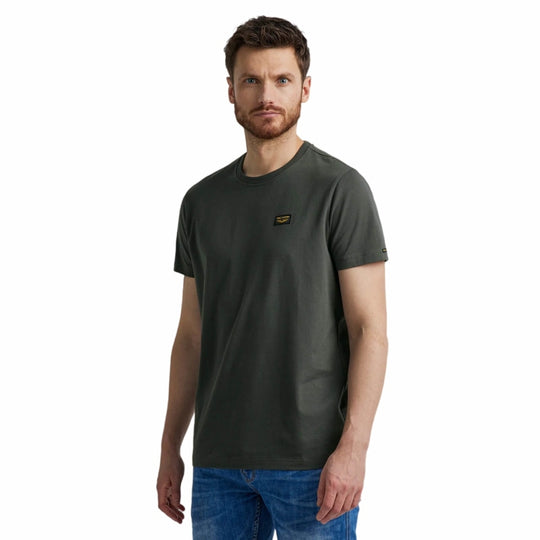round neck guyver t-shirt ptss0000555 8039 pme legend shirt green crop3