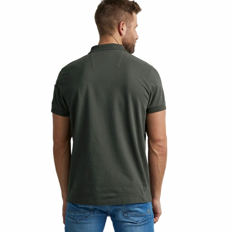 short sleeve trackway polo ppss0000861 8039 pme legend polo green crop1