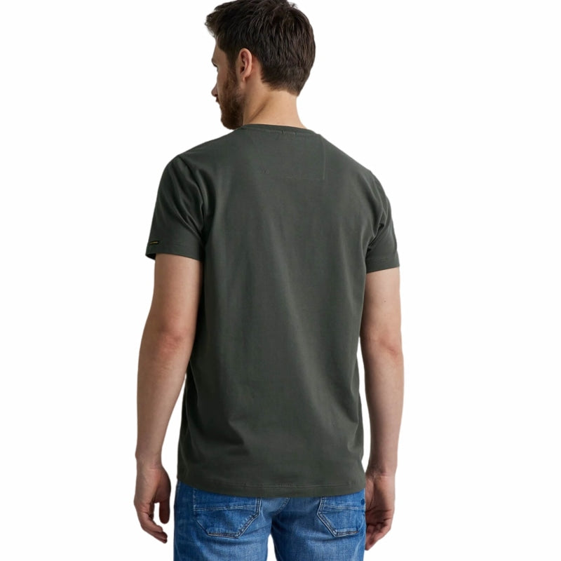 round neck guyver t-shirt ptss0000555 8039 pme legend shirt green crop2
